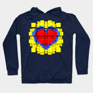 Cubexplode Heart Hoodie